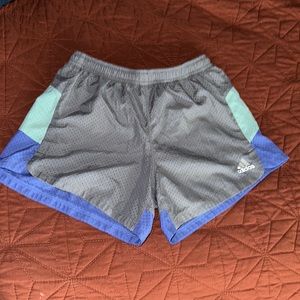 Girls Size M (10/12)- Adidas Running Shorts with inside short liner